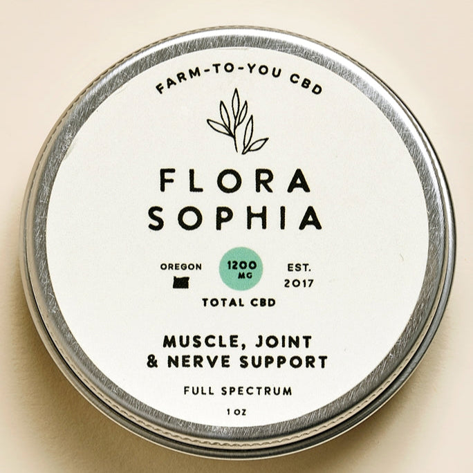 Full Spectrum CBD Salve for Muscle, Joint & Nerve Support – Flora