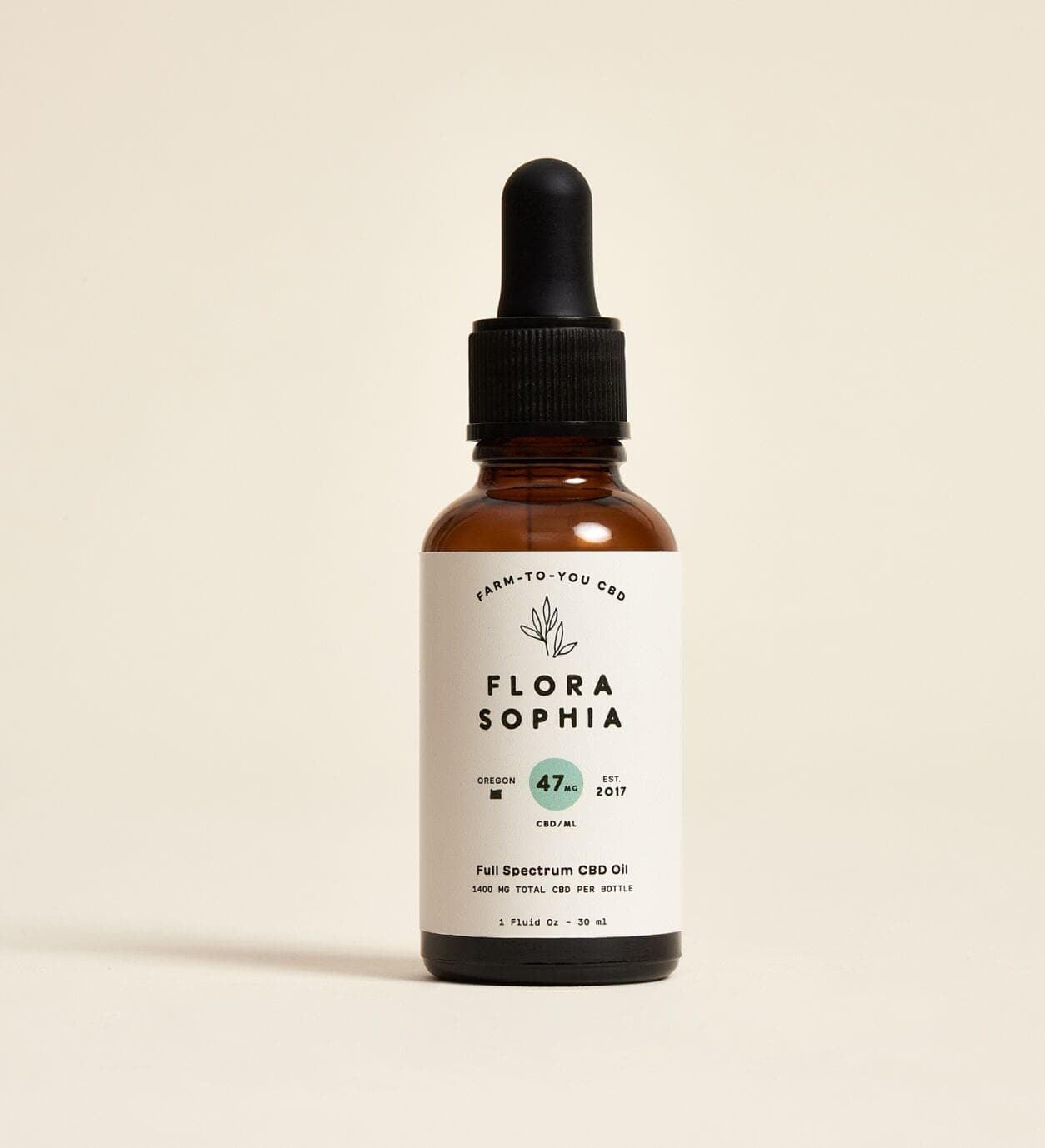 47mg Full Spectrum CBD Tincture for Wellness | Flora Sophia Botanicals