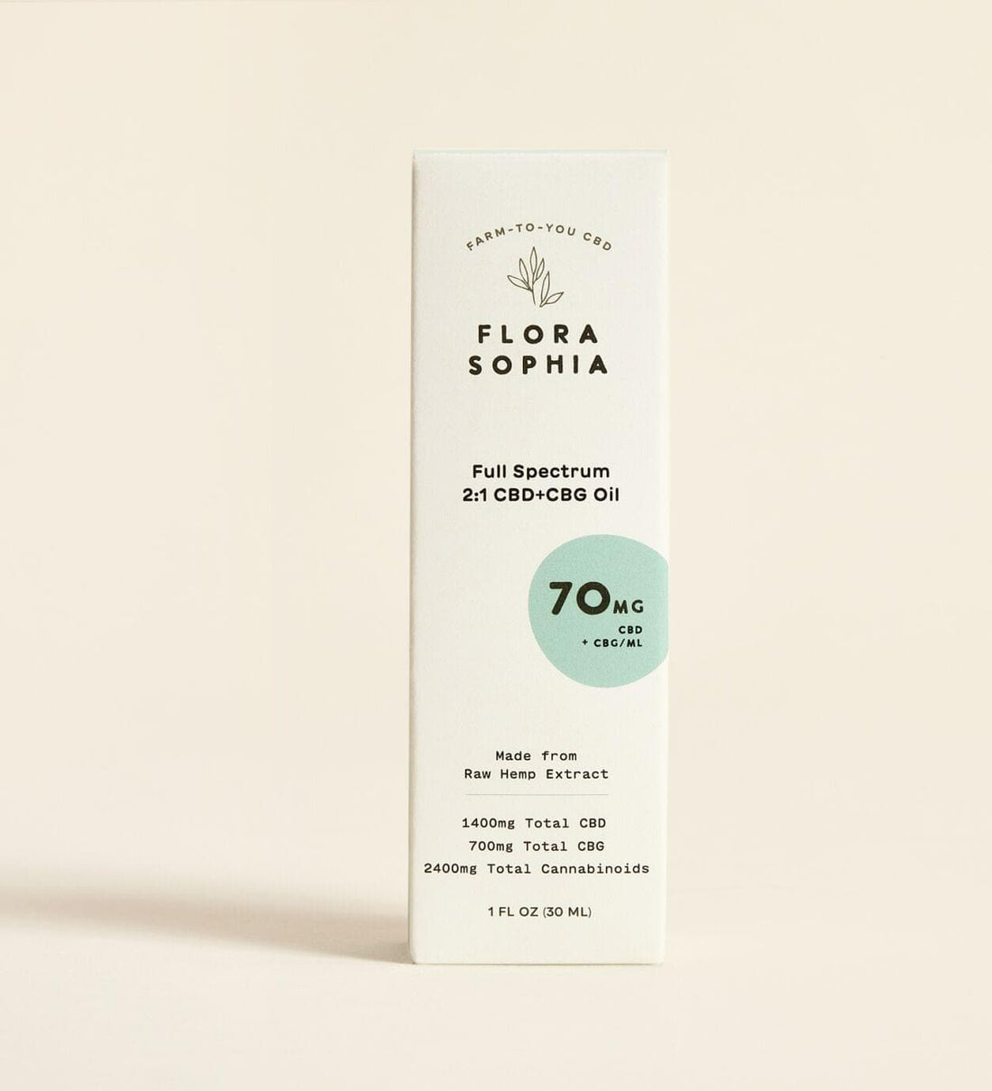 2:1 CBD + CBG Tincture