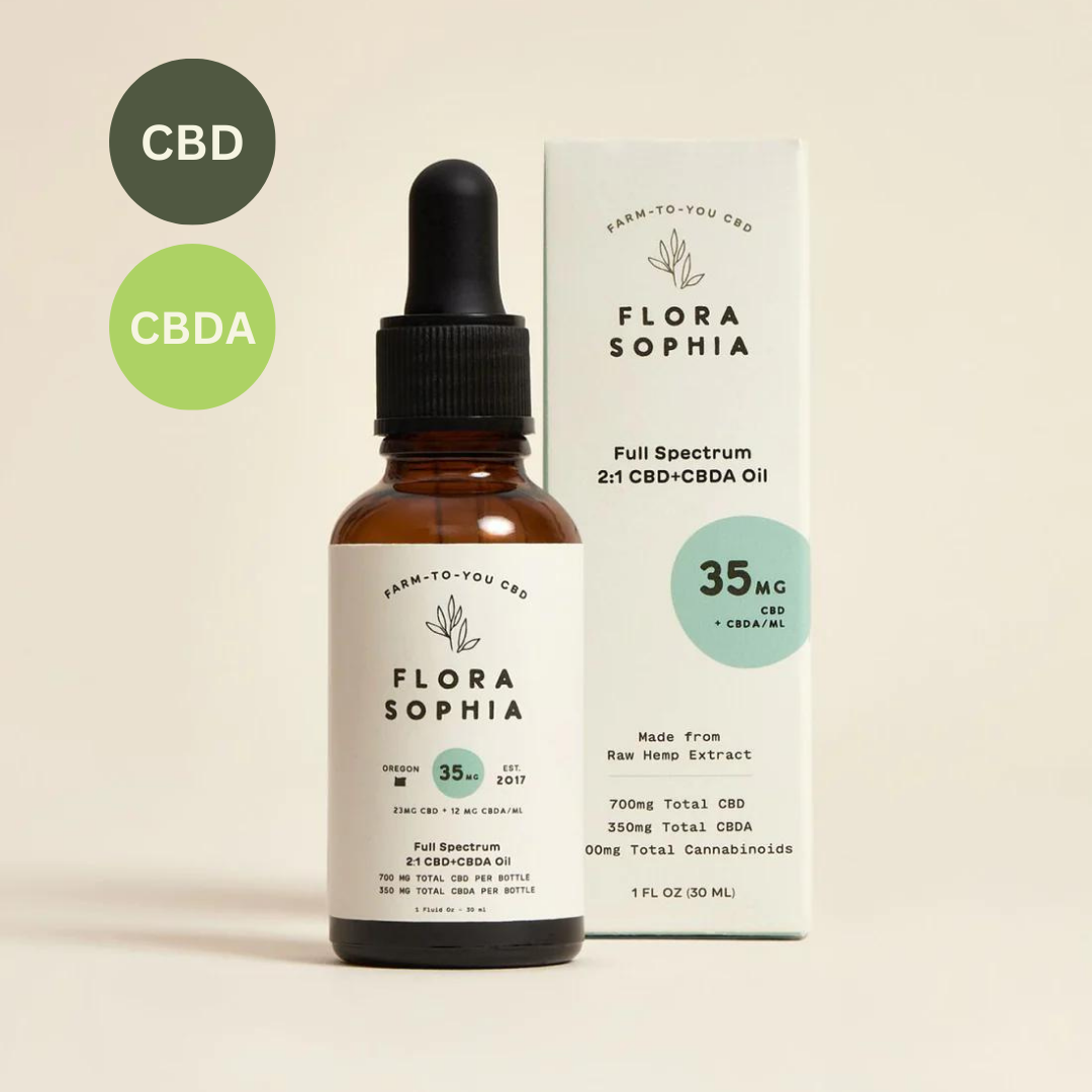 35mg Full Spectrum 2:1 CBD+CBDA Tincture