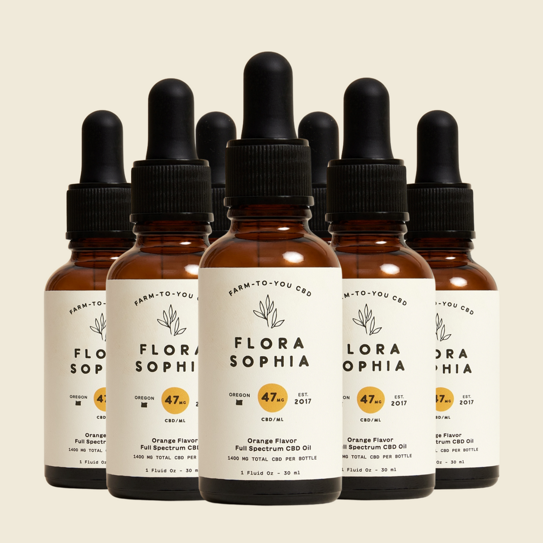 47mg Orange Flavor CBD Tincture Chronic Care Package