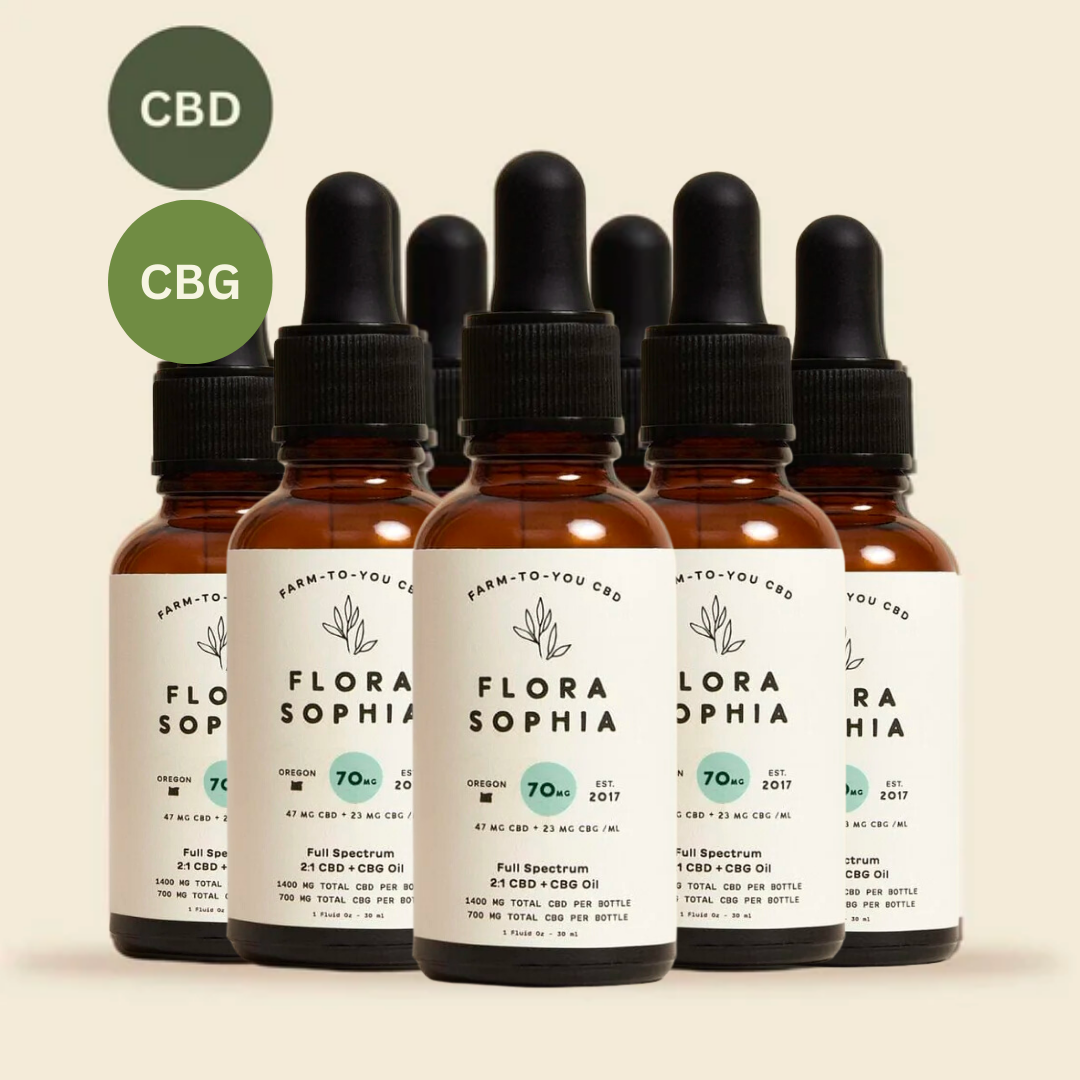 70mg 2:1 CBD + CBG Tincture Chronic Care Package