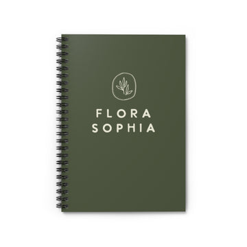 Flora Sophia Spiral Notebook - Ruled Line