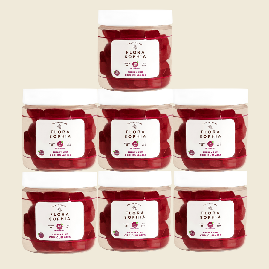 20mg Cherry Lime CBD Gummies Chronic Care Package