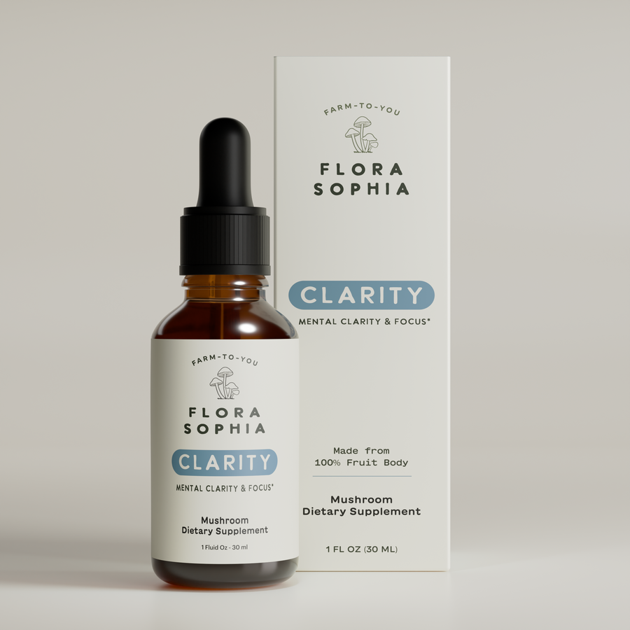 CLARITY - Function Mushroom Tincture | Flora Sophia Botanicals