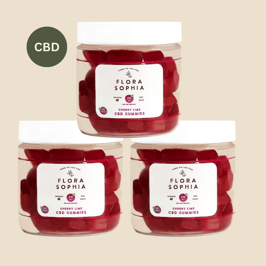 20mg Cherry Lime CBD Gummies Chronic Care Package