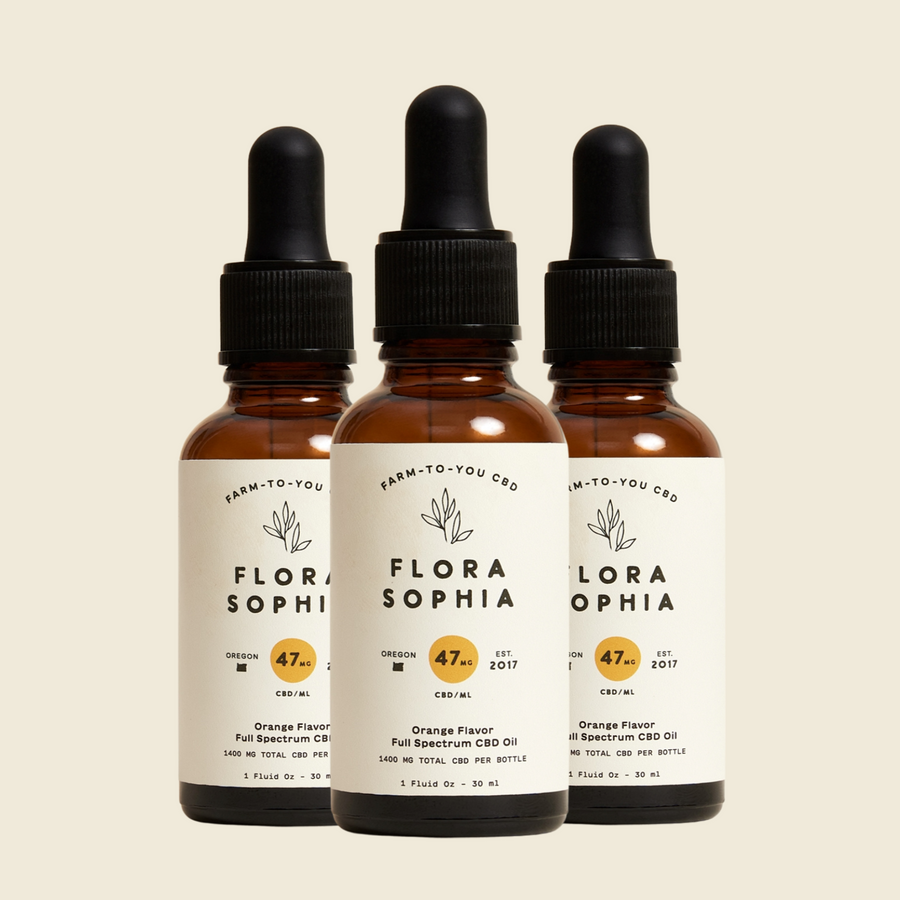 Orange Flavor CBD Tincture