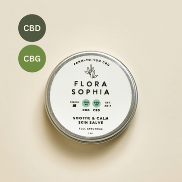 LIMITED SPECIAL! Full Spectrum 2:1 CBD + CBG Soothe and Calm Salve (40% Off Subscription)